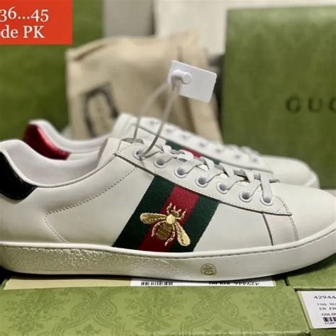 gucci bee shoes first copy|Gucci ace bee embroidered.